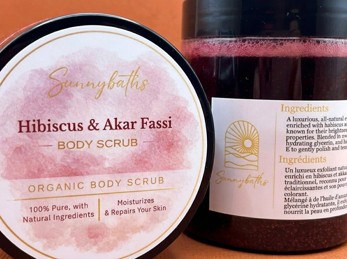 Akar Fassi & Hibiscus body scrub