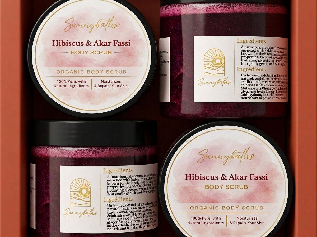 Akar Fassi & Hibiscus body scrub