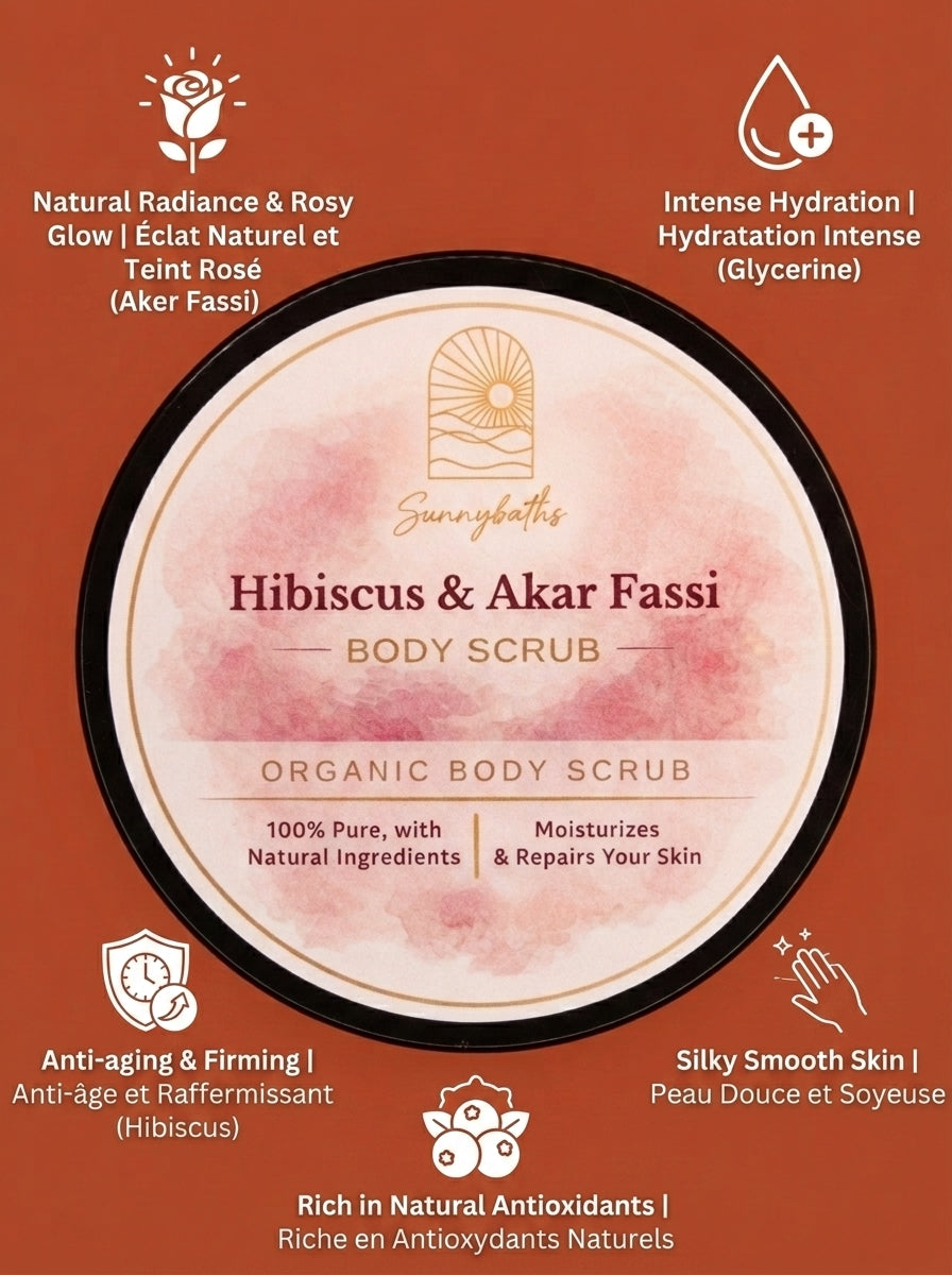 Akar Fassi & Hibiscus body scrub