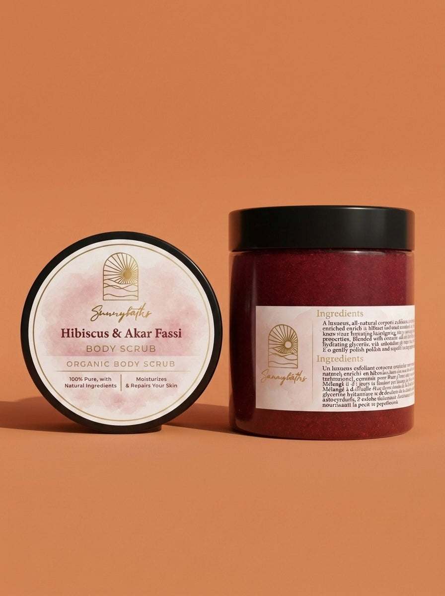 Akar Fassi & Hibiscus body scrub